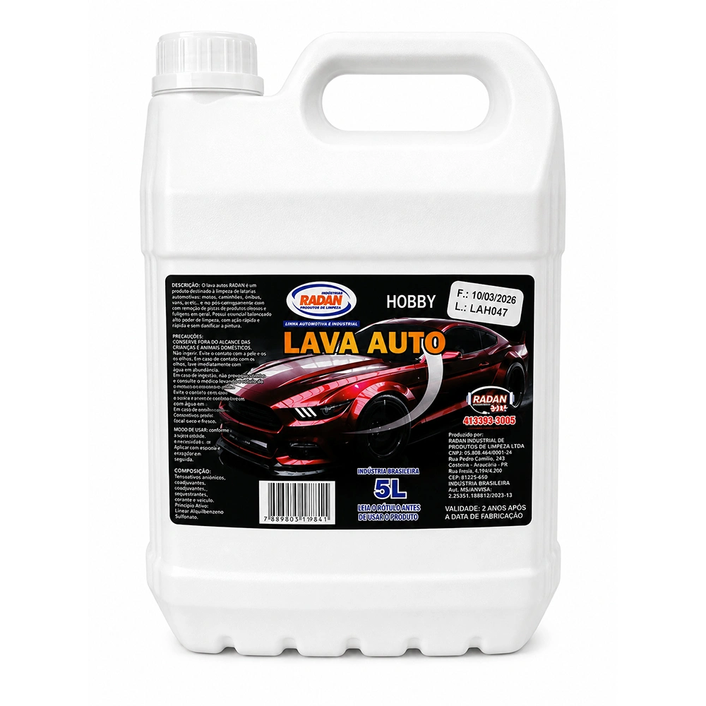Lava Auto Detergente Automotivo Radan 5L